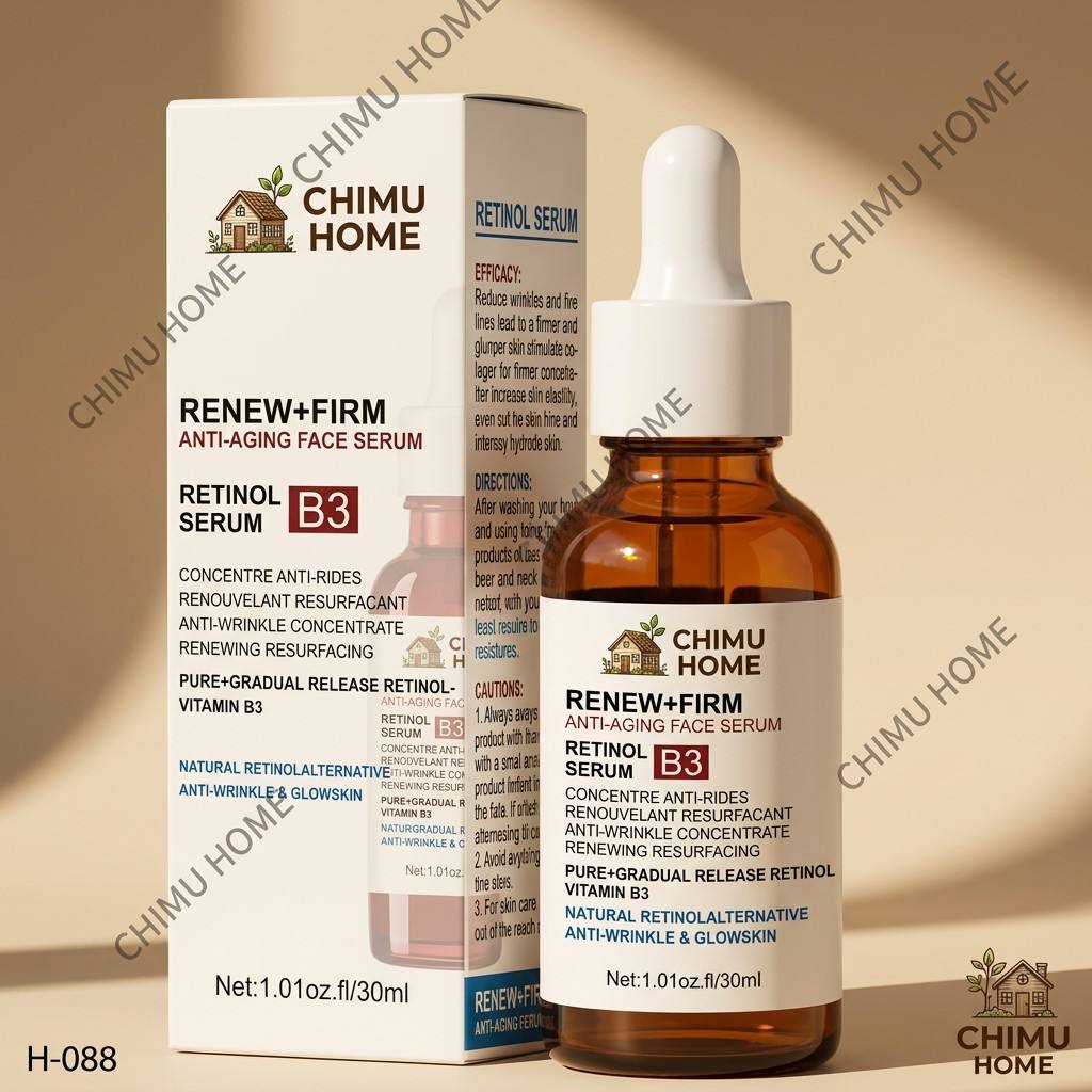 Hyaluronic Acid Facial Serum - 【CHIMU HOME】Sérum facial au rétinol B3