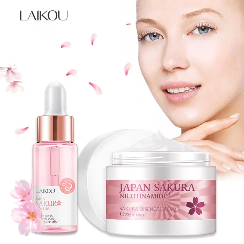 Niacinamide Pore Shrinking Essence - LAIKOU-Ensemble de soins pour le visage