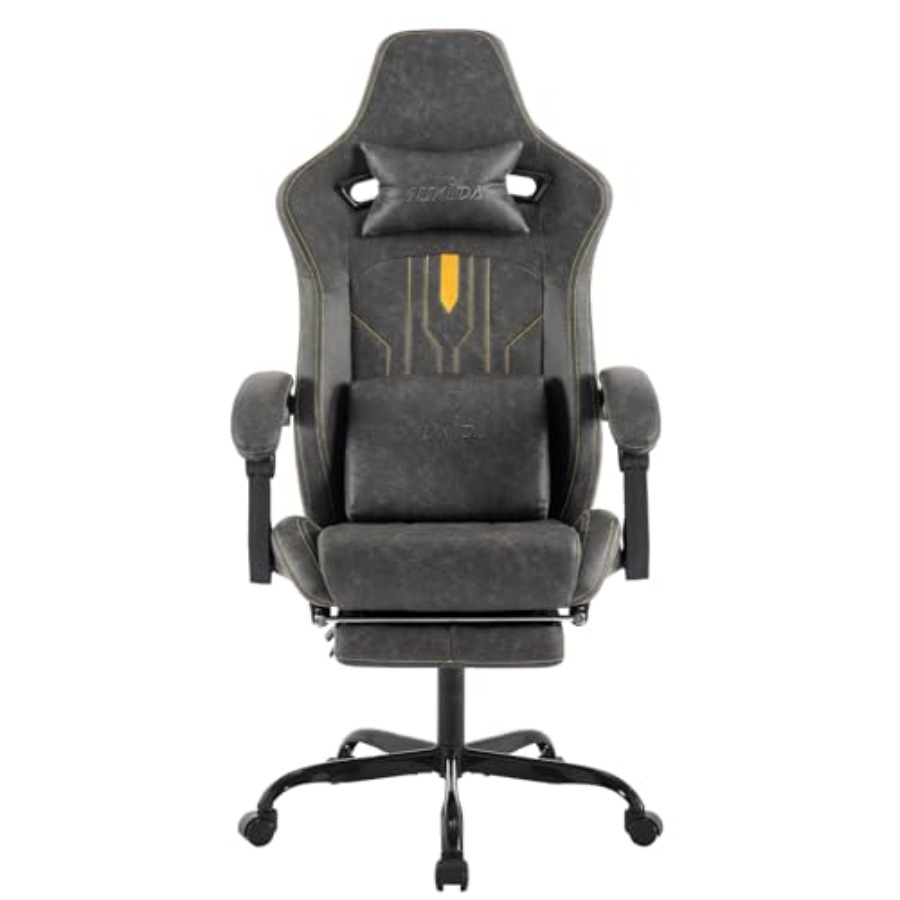 Massage - Chaise de jeu avec repose-pieds, idéale