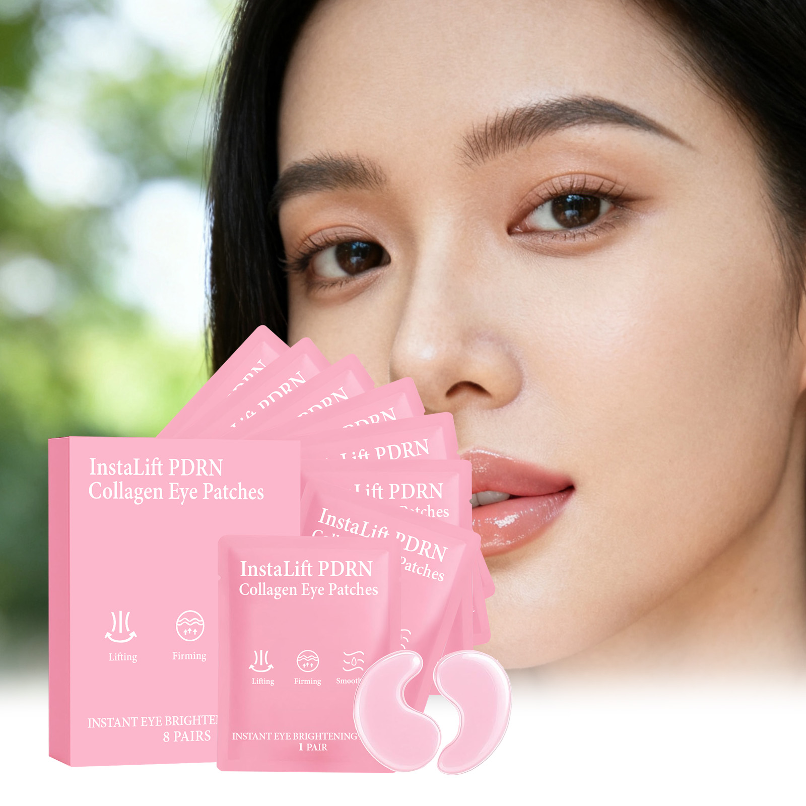 Collagen Under Eye Patches - Instalift PDRN patchs pour les yeux