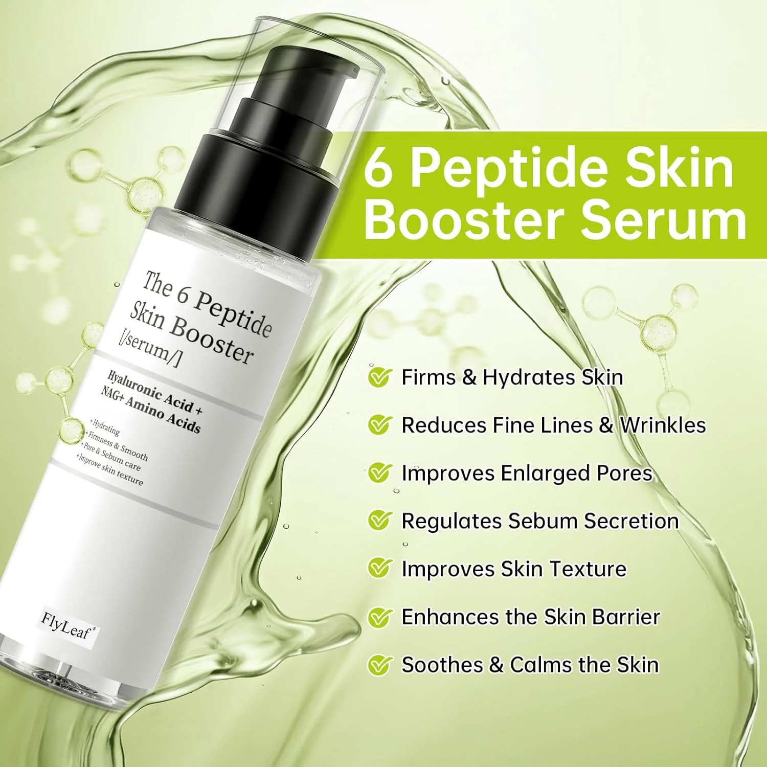 Tonique Booster de Peau au Pep - Hyaluronic Acid Facial Serum avis et prix