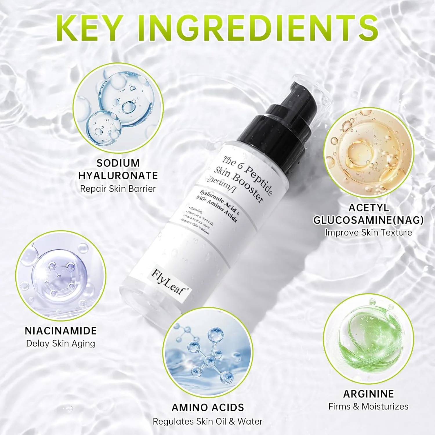 Tonique Booster de Peau au Pep - Hyaluronic Acid Facial Serum avis et prix