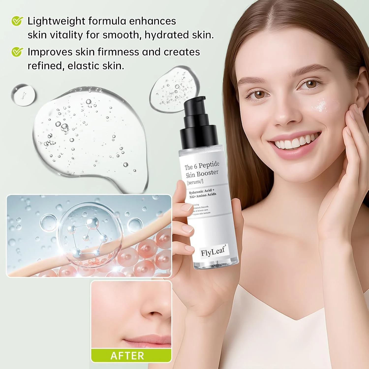 Tonique Booster de Peau au Pep - Hyaluronic Acid Facial Serum avis et prix