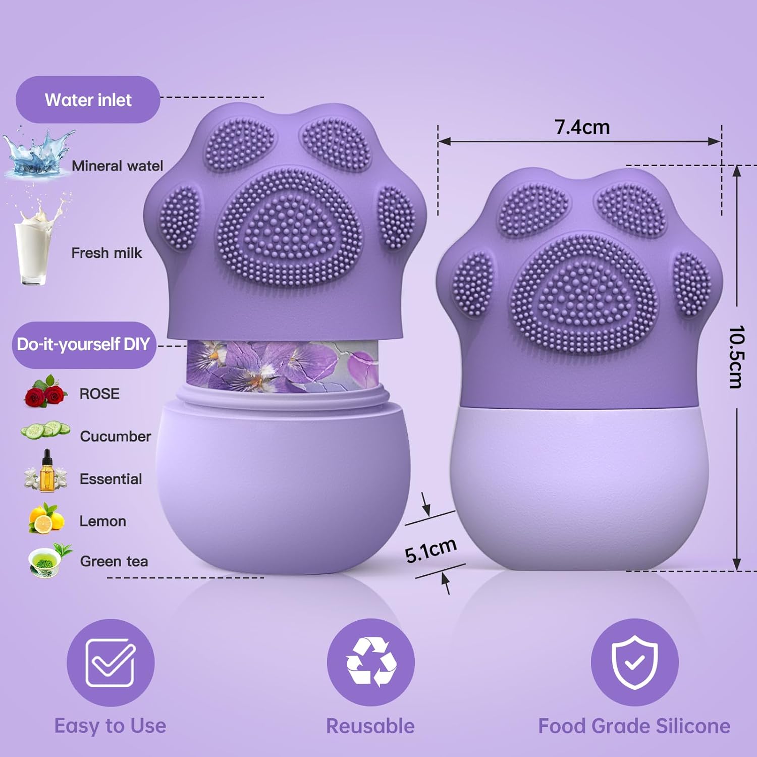 Rouleau de glace pour le visag - Face Ice Roller Puffiness avis et prix
