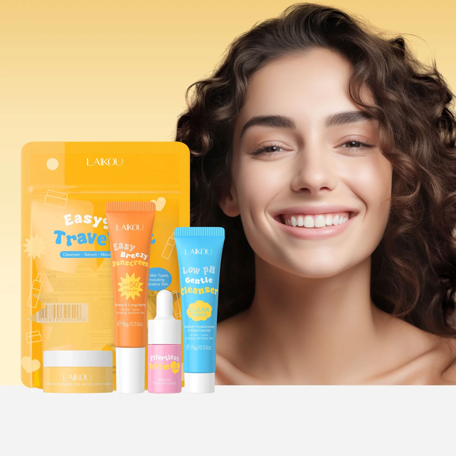 LAIKOU-Sérum de voyage en céra - Hyaluronic Acid Facial Serum avis et prix