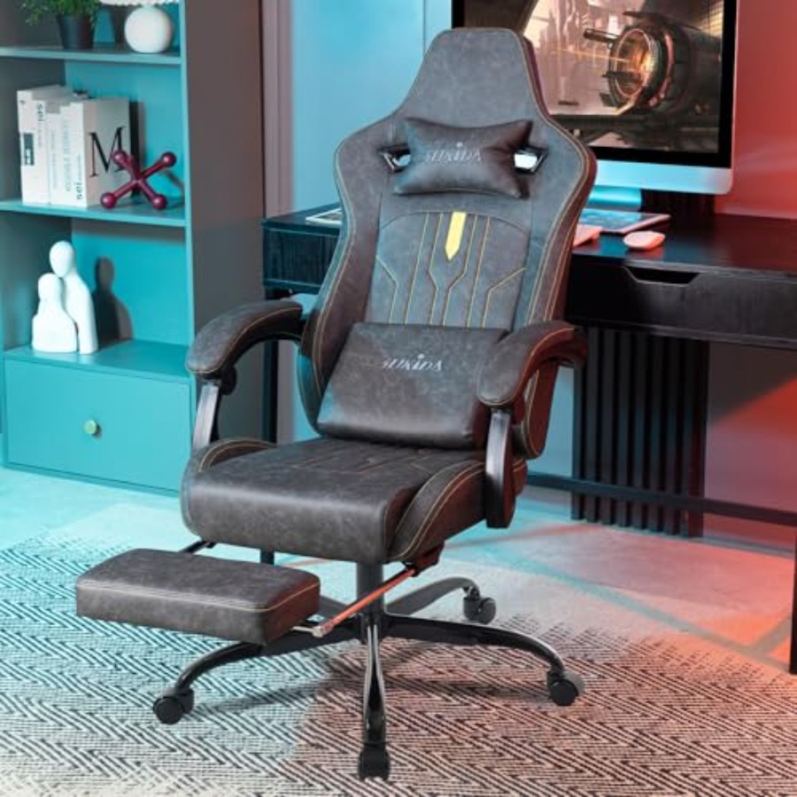 Chaise de jeu avec repose-pied - Massage avis et prix