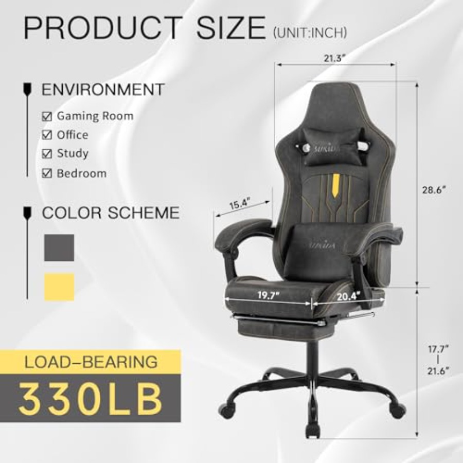 Chaise de jeu avec repose-pied - Massage avis et prix