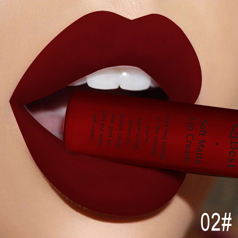 QIBEST Sexy velours mat brilla - Matte Velvet Lip Tint Long Lasting avis et prix