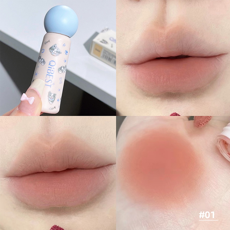 QIBEST mignon velours mat boue - Matte Velvet Lip Tint Long Lasting avis et prix