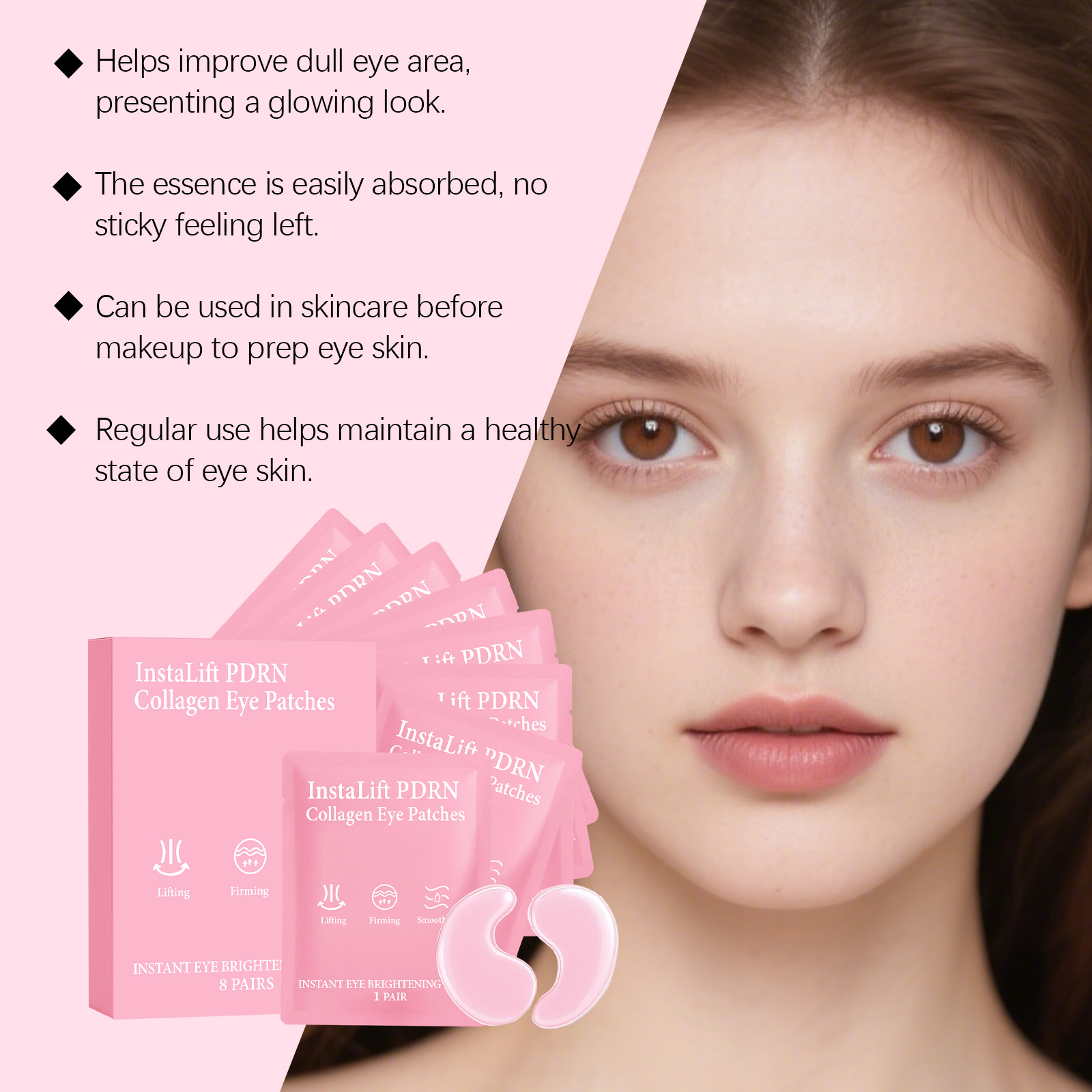 Instalift PDRN patchs pour les - Collagen Under Eye Patches avis et prix